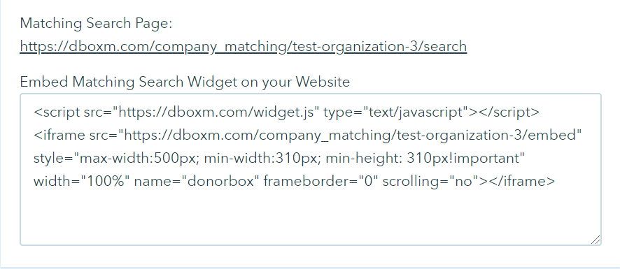 Embed Company Matching Search