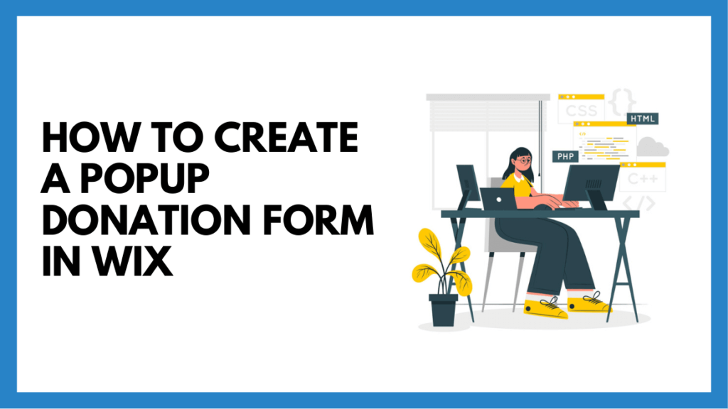 How to Create a Popup Donation Form in Wix