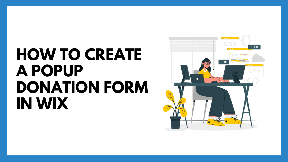 How to Create a Popup Donation Form in Wix