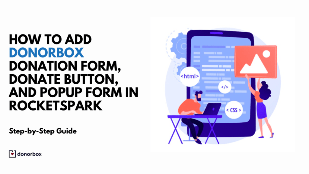 How to Embed Donation Form and Donate Button in Rocketspark
