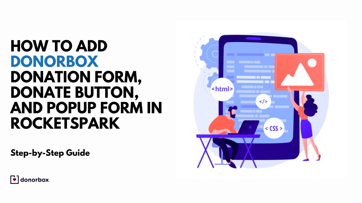 How to Embed Donation Form and Donate Button in Rocketspark