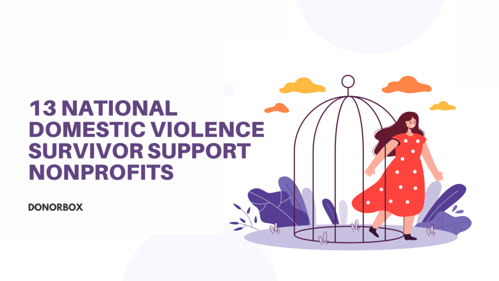 13 National Domestic Violence Survivor Support Nonprofits