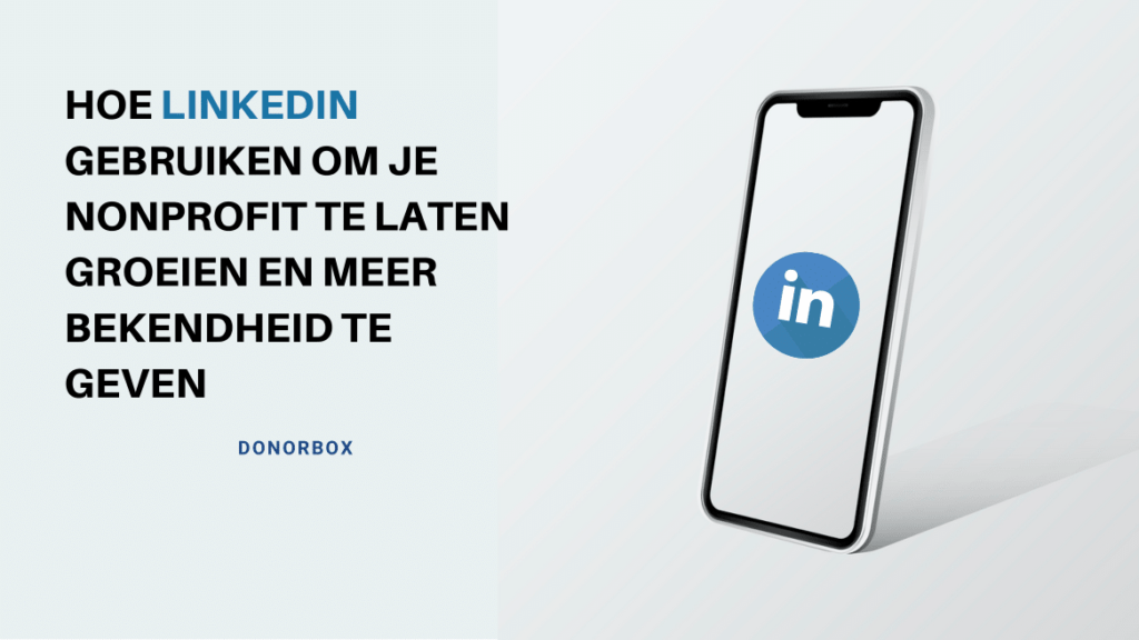 linkedin voor non profit organisatie