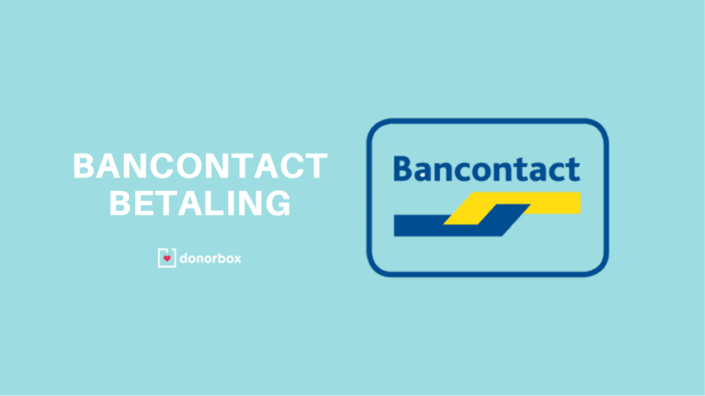 Bancontact betalen voor Non Profits